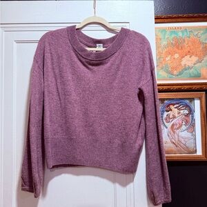 Pink Cashmere Knit Sweater